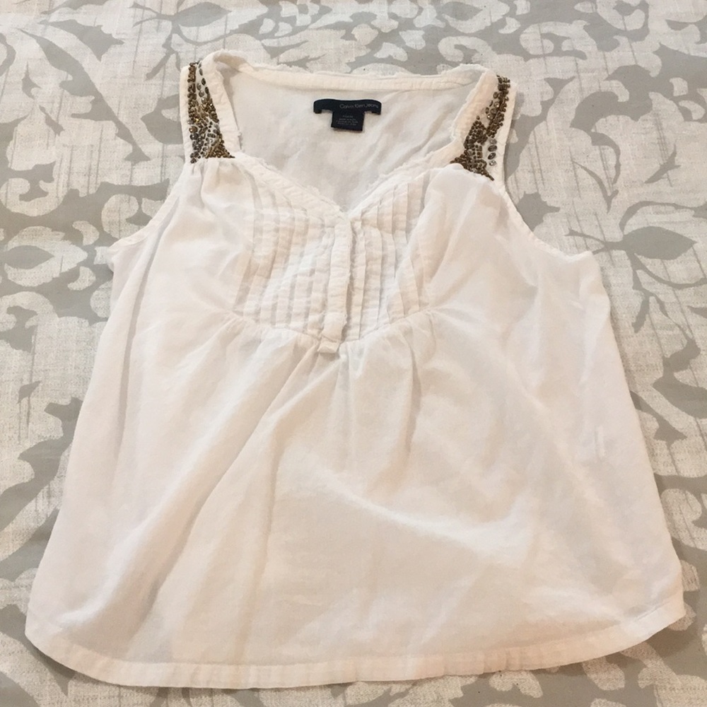 ❤️ Calvin Klein Jeans Boho Peasant Style Tank ❤️